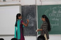 Student Answering the question