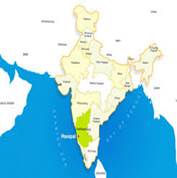 Image result for karnataka state india map