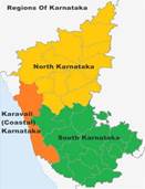 Karnataka Map. Image created by Raghu Naik NC