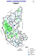 Image result for Groundwater, Karnataka map