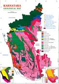 Image result for Geology map of Karnataka