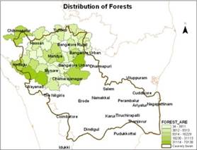 Cauvery Basin Forest Cover