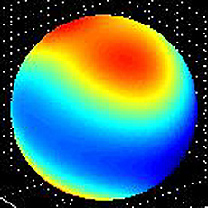 Global geomagnetic intensity variations.