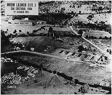 Another San Cristobal site on October 27, 1962, as the facilities were being dismantled; U-2 photo.