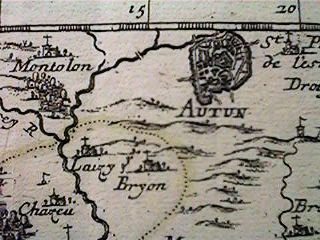 The oldest map (1659) that includes the study area.