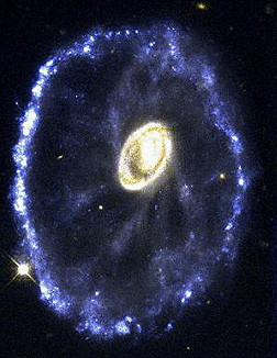The Cartwheel Galaxy as seen by HST.