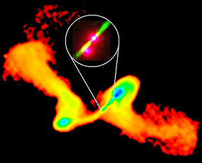 A rapid change in orientation of jets from galaxy(ies) NGC326, possible caused by two central Black Holes colliding.