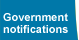 Government notifications